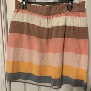 Striped skirt